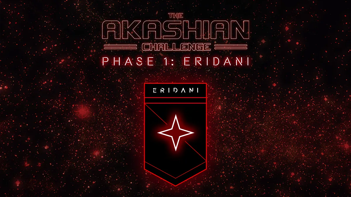 banner image for the post The Akashian Challenge Phase 1: Eridani Release Announcement